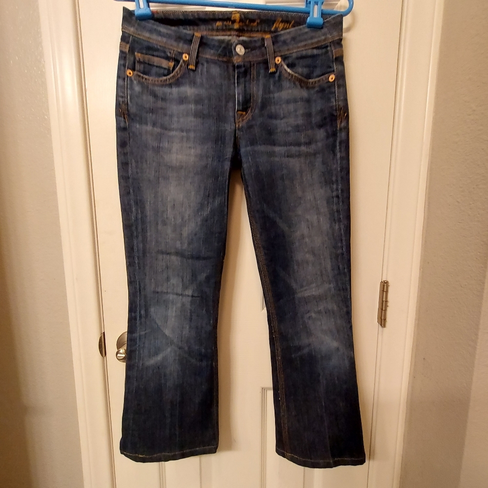 7fam Flynt cropped jeans